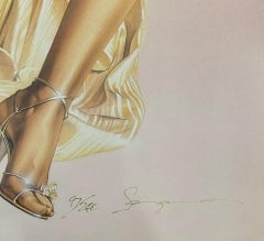 Hajime Sorayama Disrobing Sexy", Signed & Numbered Lithograph
