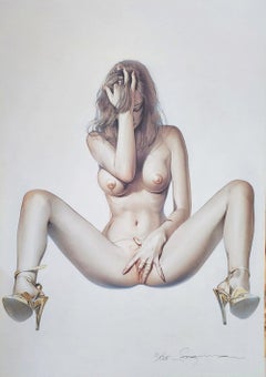 HAJIME SORAYAMA, JAPAN, B. 1947, EROTIC FEMALE, SIGNED & NUMBERED