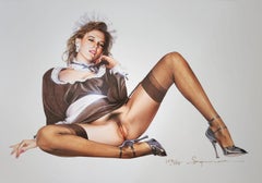 HAJIME SORAYAMA, JAPAN, B. 1947, EROTIC FEMALE, SIGNED & NUMBERED