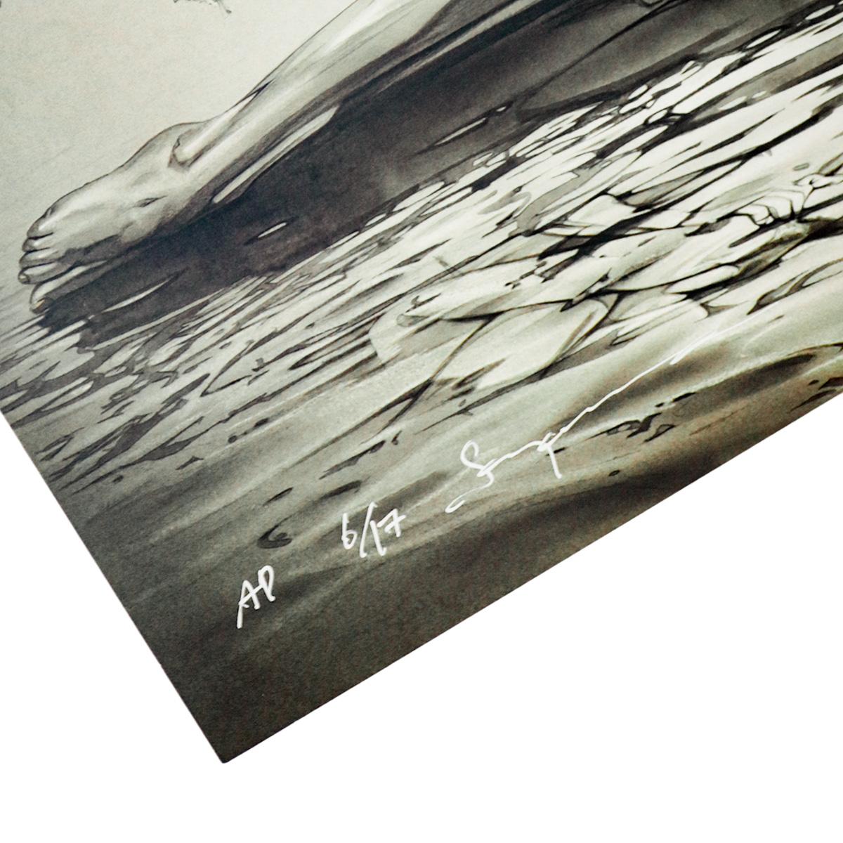 Senza titolo LED 40 (Prova d'artista Donna in acqua) in vendita 1