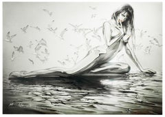 Untitled LED 40 (Artist Proof Woman in Water)