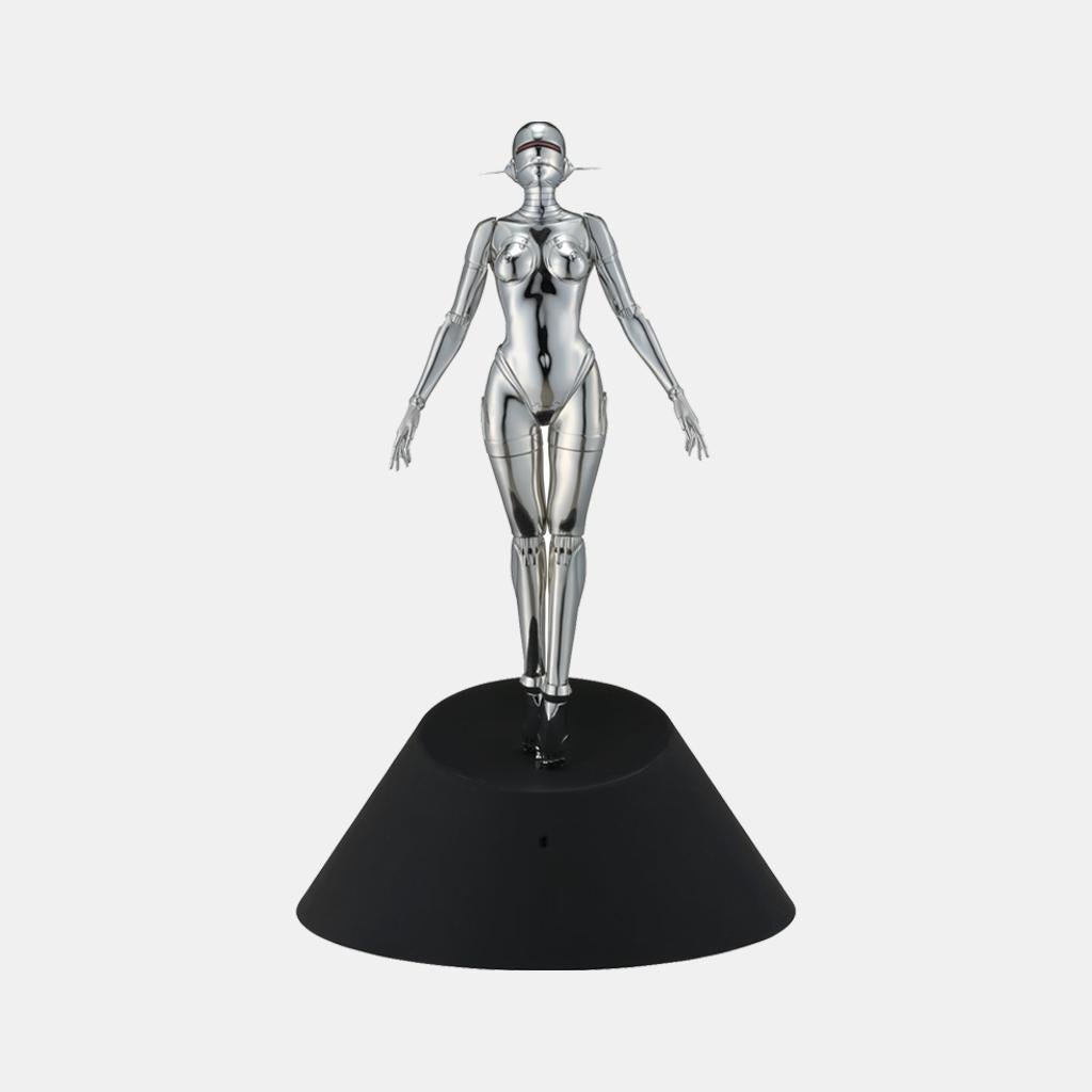  Hajime Sorayama Nude Sculpture - Sexy Robot Floating 1/4 Scale (Silver)