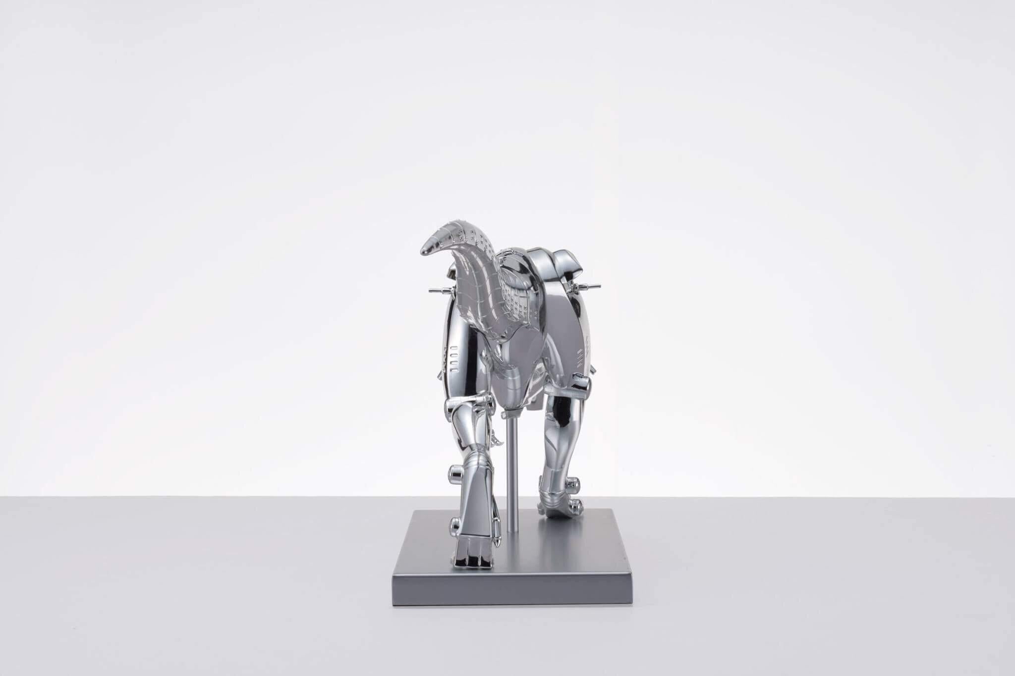 T-REX CYBORGS - Gray Figurative Sculpture by Hajime Sorayama 