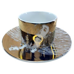 “Hajime Sorayama” Cup & Saucer Porcelain Creation Gallery G8 2007 with Case
