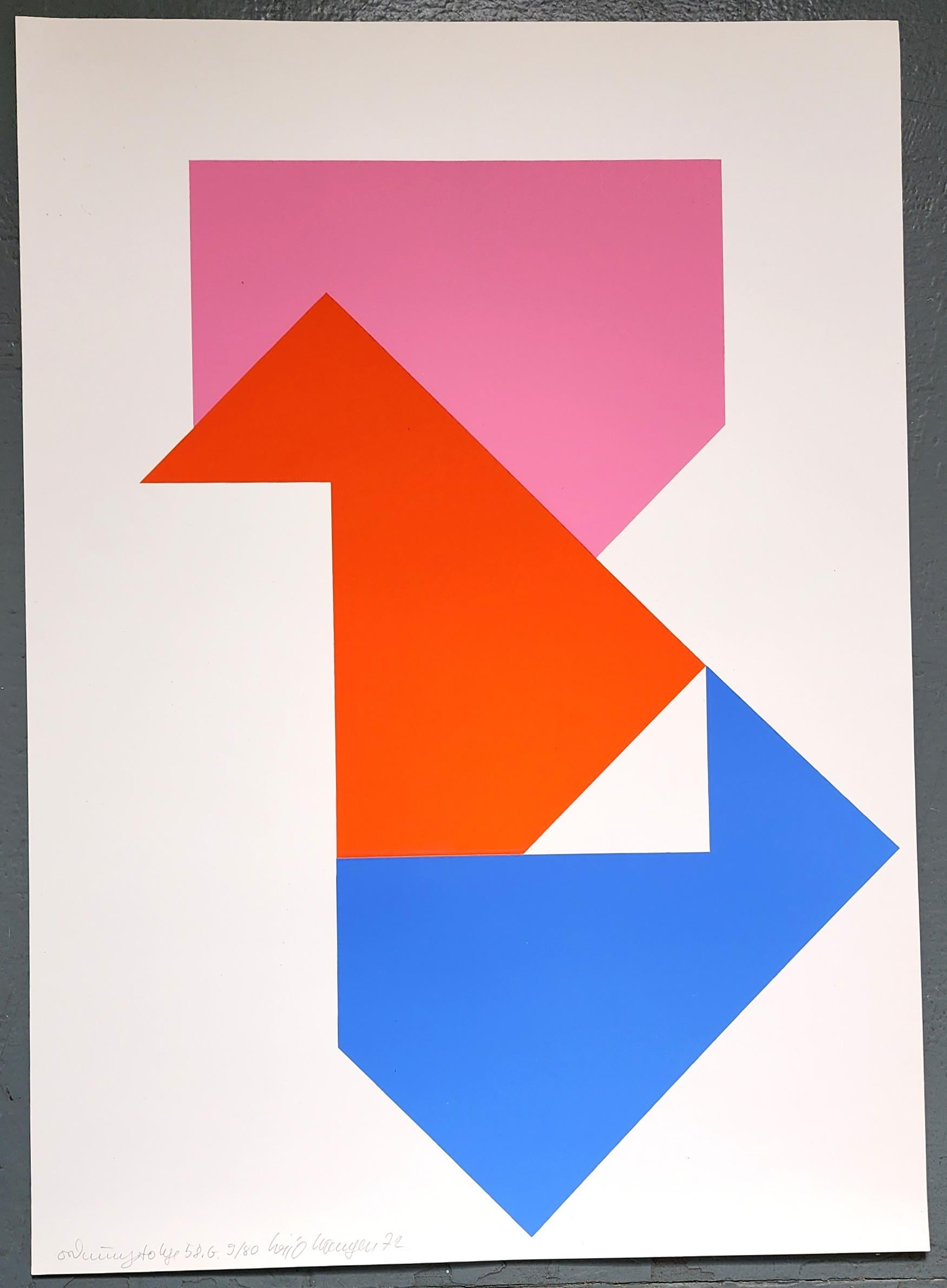 Hajo Hangen Abstract Print - Order #58.G (Ordnungsfolge 58.G) (~50% OFF LIST PRICE - VERY LIMITED TIME ONLY)