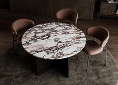 Hakata Dining Table Calacatta Viola Marble and Oak