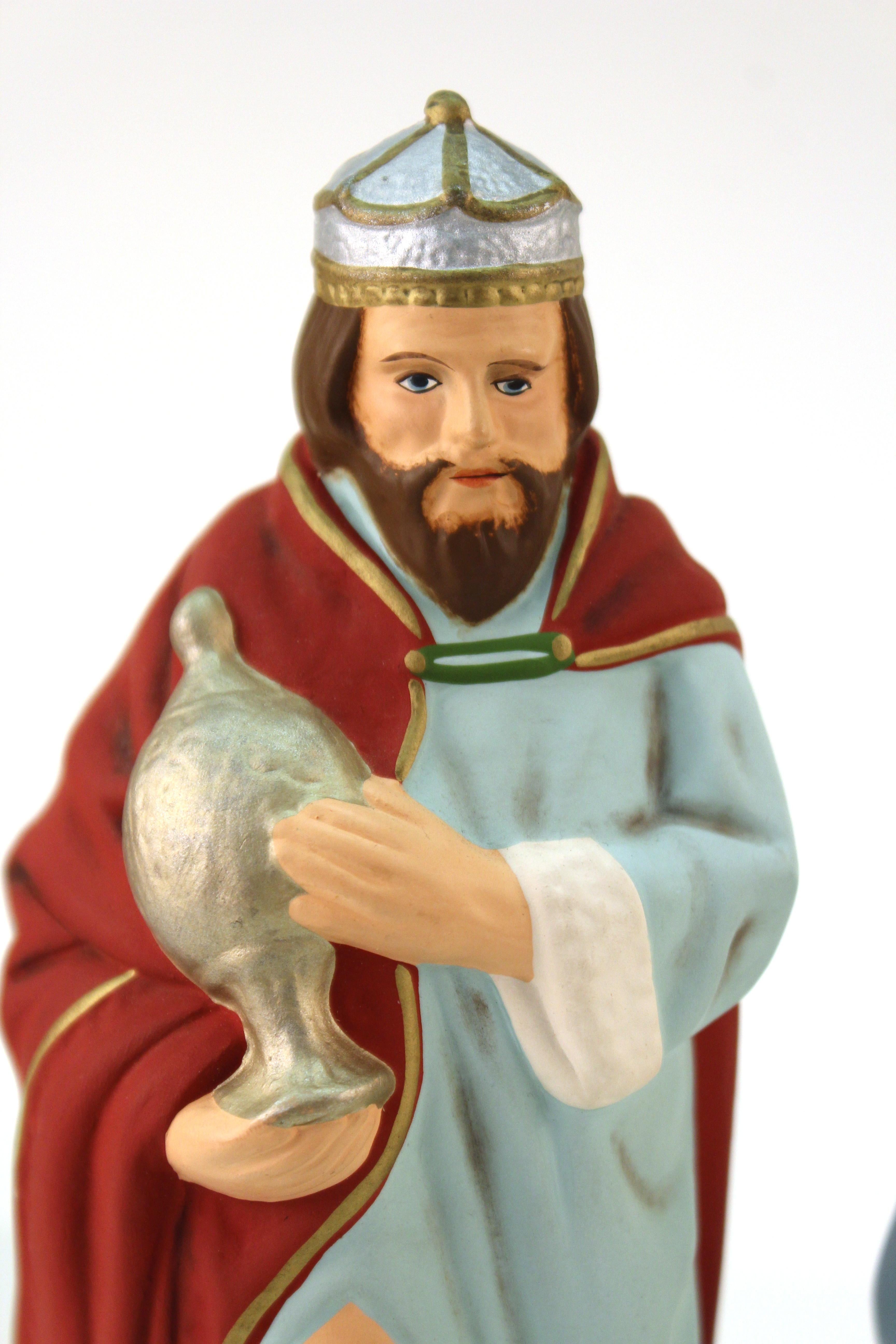 Hakata Wasaki Japanese Ceramic Nativity Scene Figurines 11