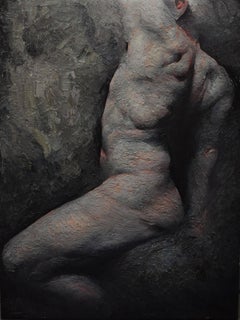 NUDE Painting realism "Origin of Dusk"