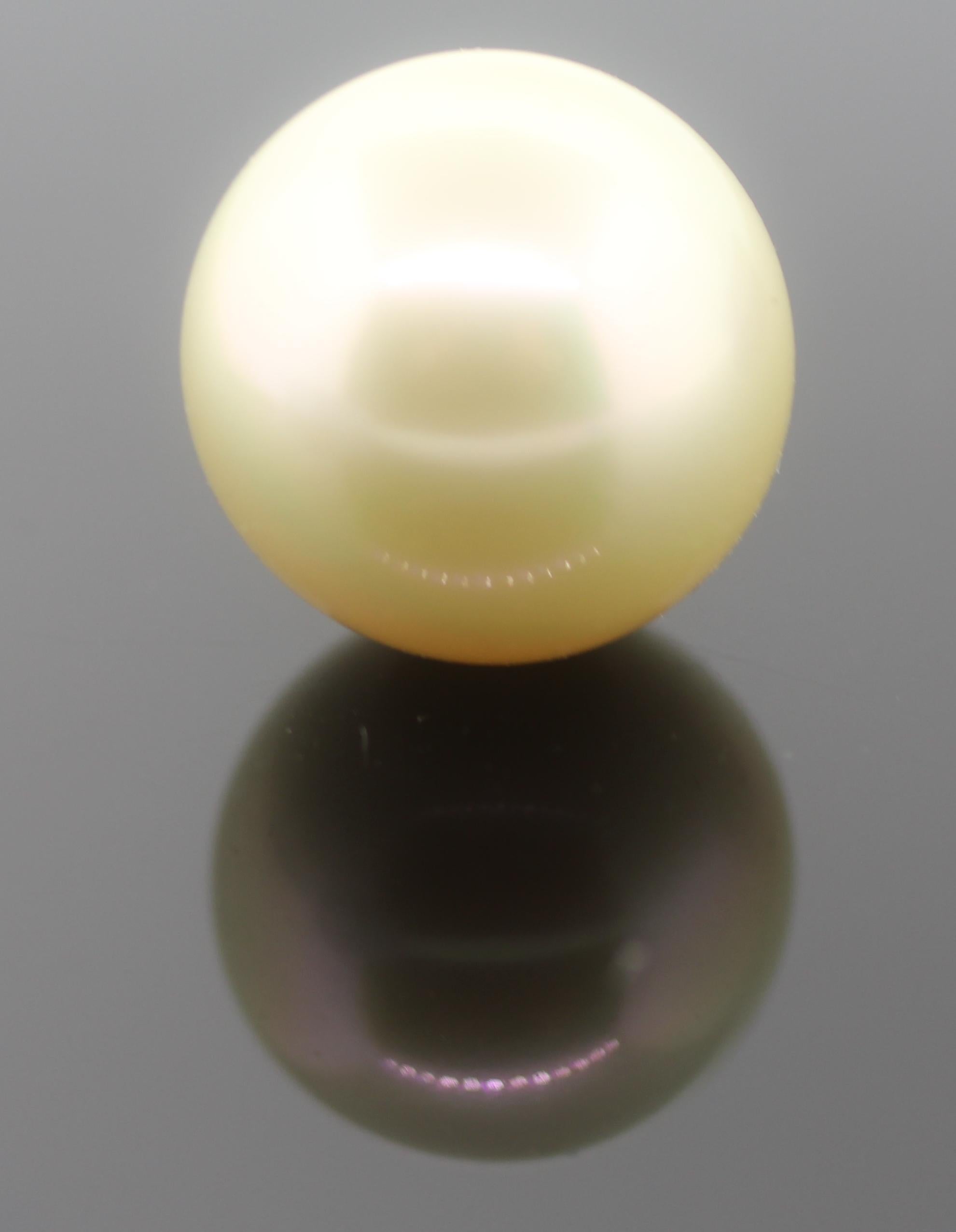 Hakimoto By Jewel Of Ocean Round South Sea Pearl
17.7 mm Special 
7.7 Grams
Scecial Color South Sea Pearl
Approximate 