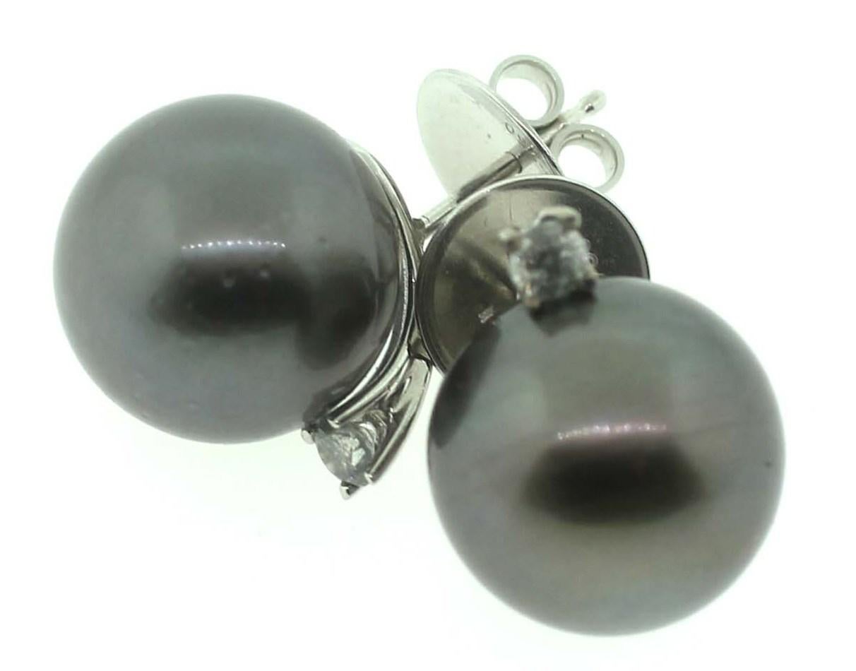 black pearl earrings for men