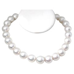 Hakimoto Important  Australian South Sea Pearl 15x17mm Necklace