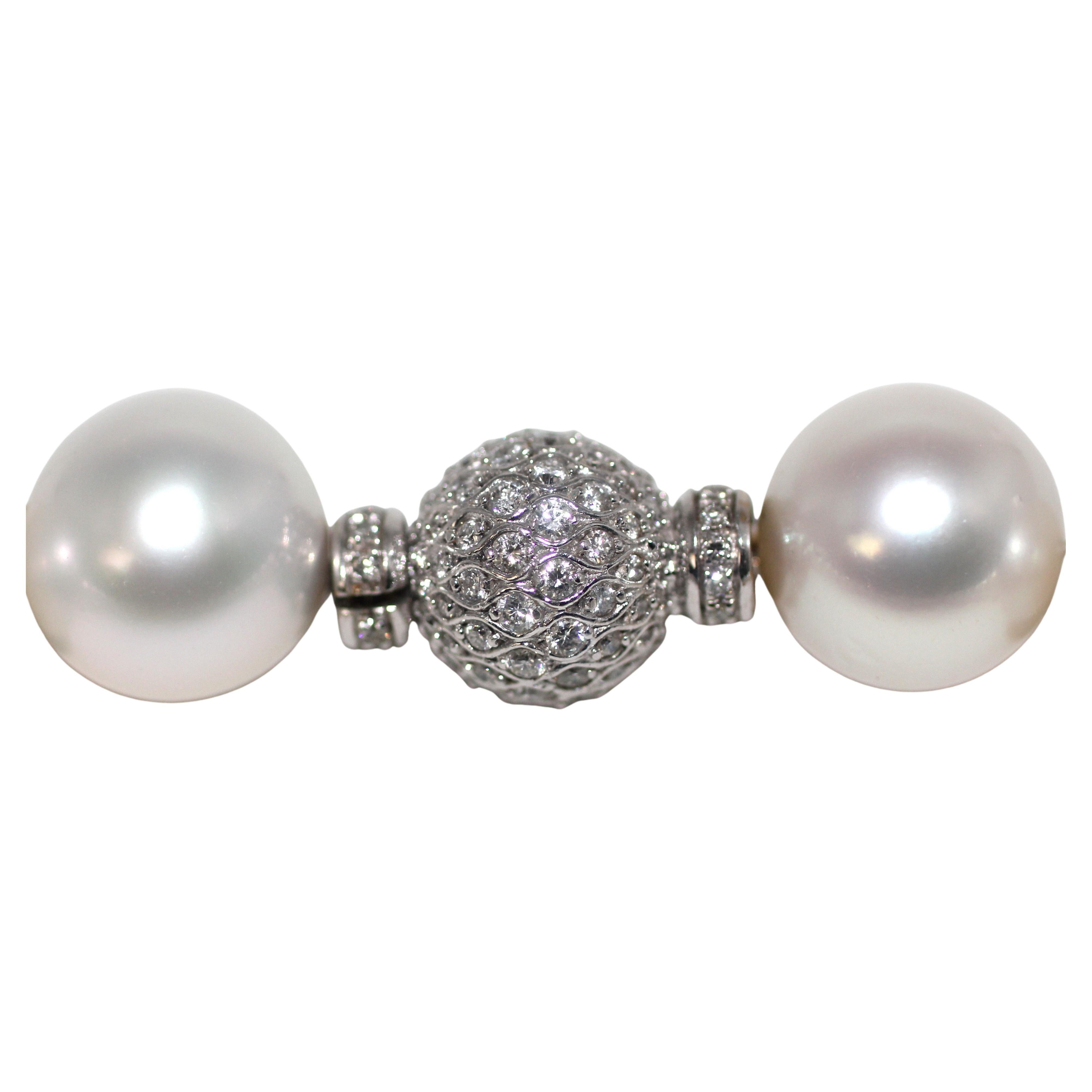 Hakimoto Important  Collier de perles des mers du Sud d'Australie de 15 x 17 mm Neuf - En vente à Hicksville, NY