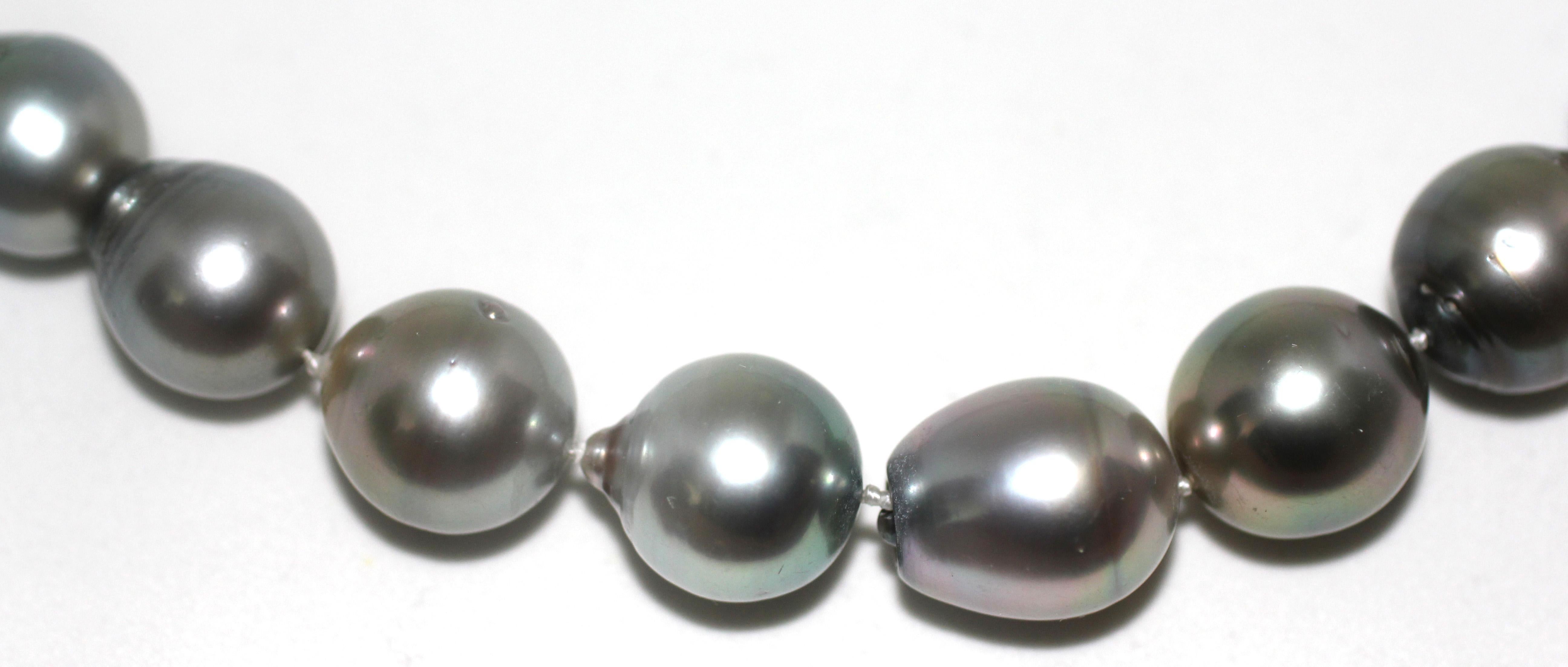 baroque black pearl necklace