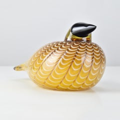 Hakki Annual Bird 1996 by Oiva Toikka for Iittala Finland Art Glass