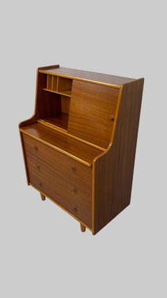 Häkli Scandinavian Modern Secretary Chest, Finland, 1950s