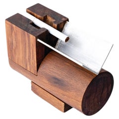 Hako Brown Smoke Box aus Aluminium und Holz von Muscellaneous