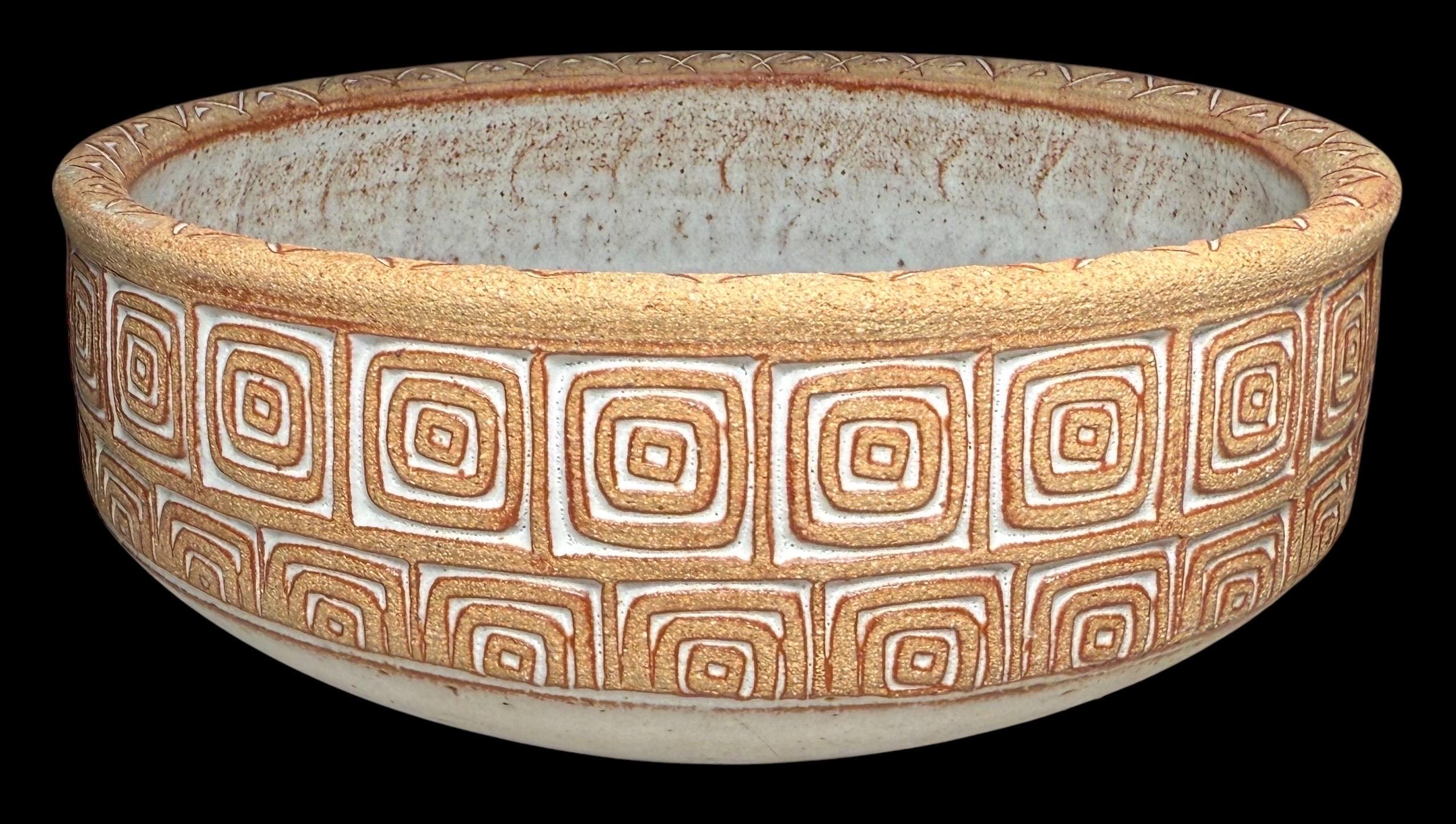 Hal Lasky Los Artesanos, piatto di terracotta portoricano/ciotola per frutta in vendita 1