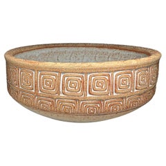 Hal Lasky Plato/frutero puertorriqueño de terracota Los Artesanos