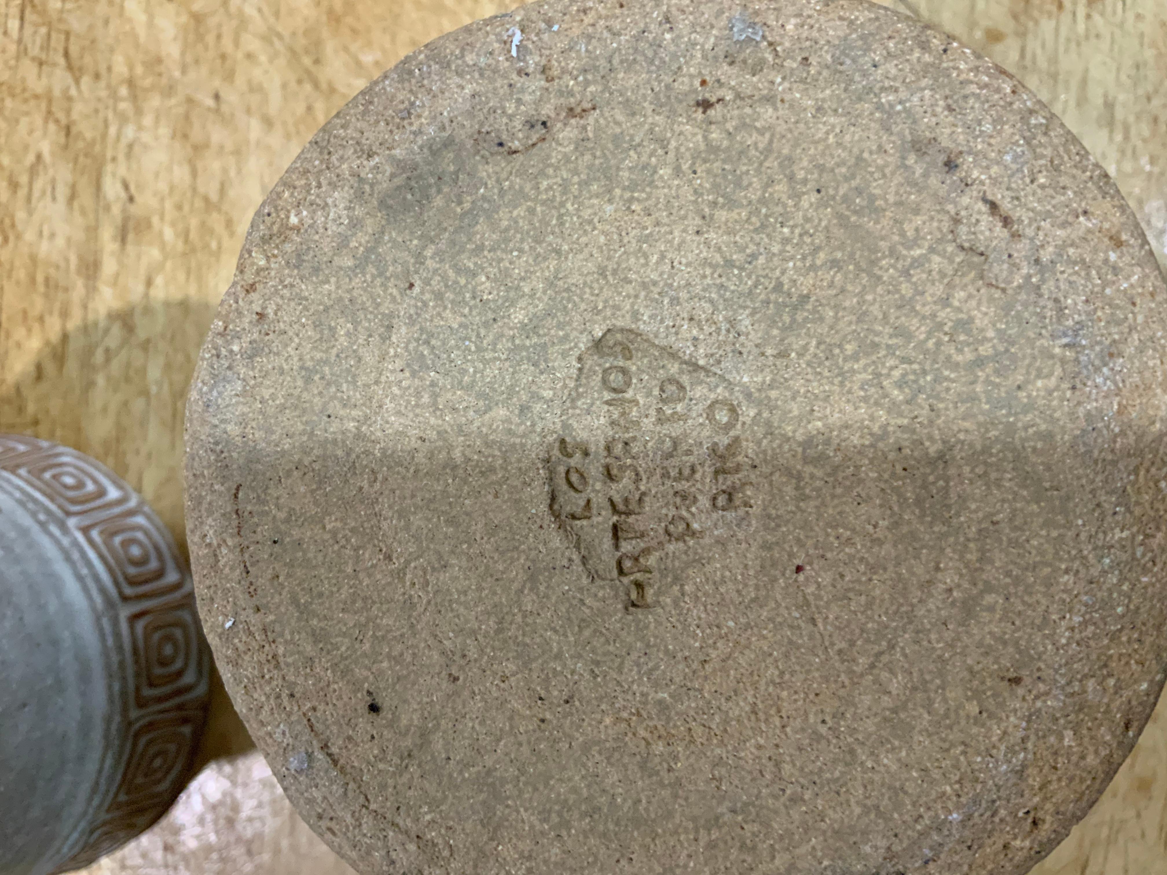 Hal Lasky Juego de café/té de terracota Los Artesanos Puerto Rico Hecho a mano en venta