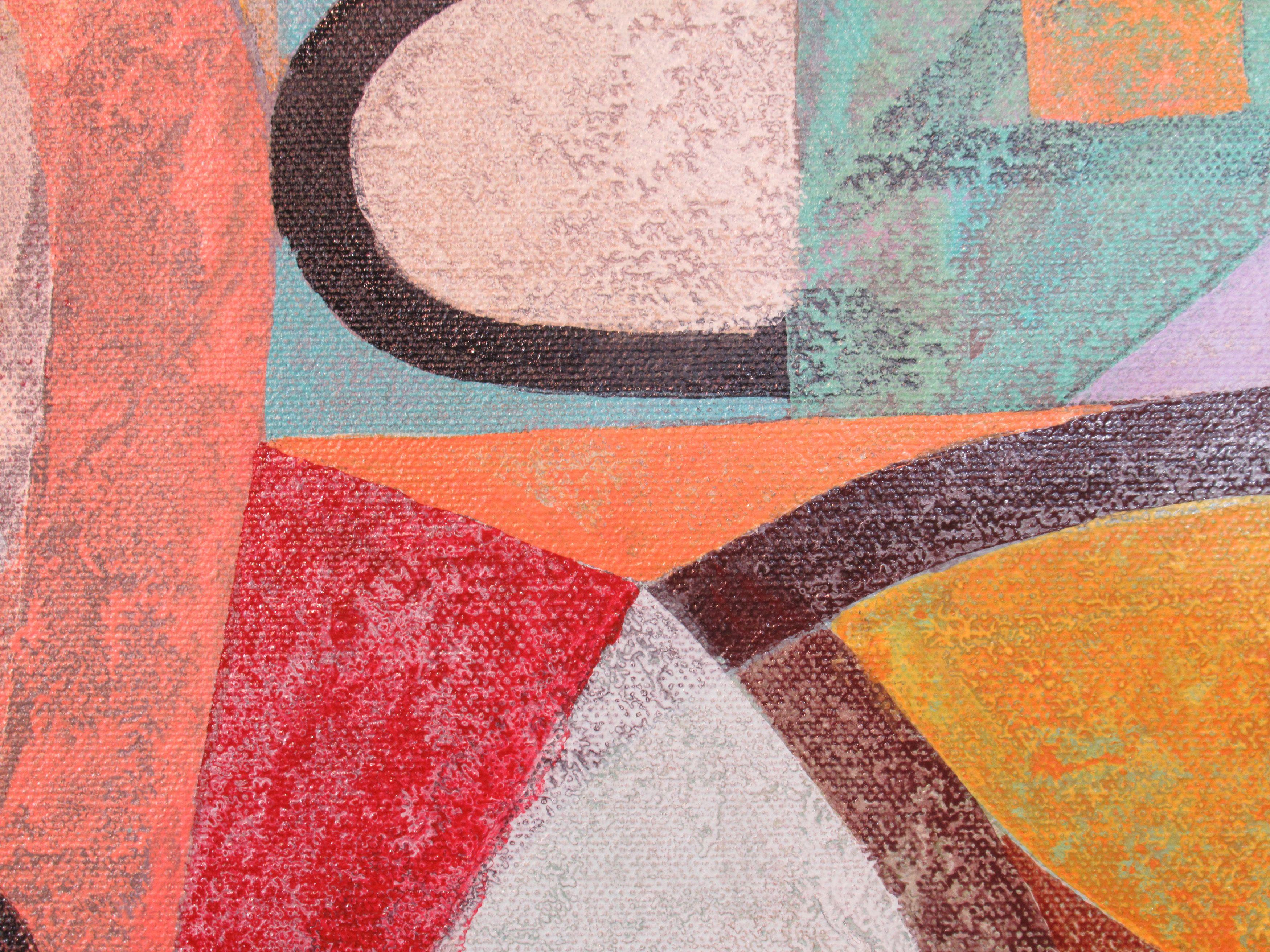 Big Rock Candy Mountain, Pintura, Acrílico sobre lienzo - Painting Abstracto de Hal Mayforth