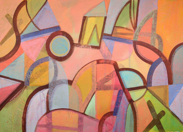 Hal Mayforth Blue Moon, Painting, Acrylic on Canvas For Sale at 1stDibs