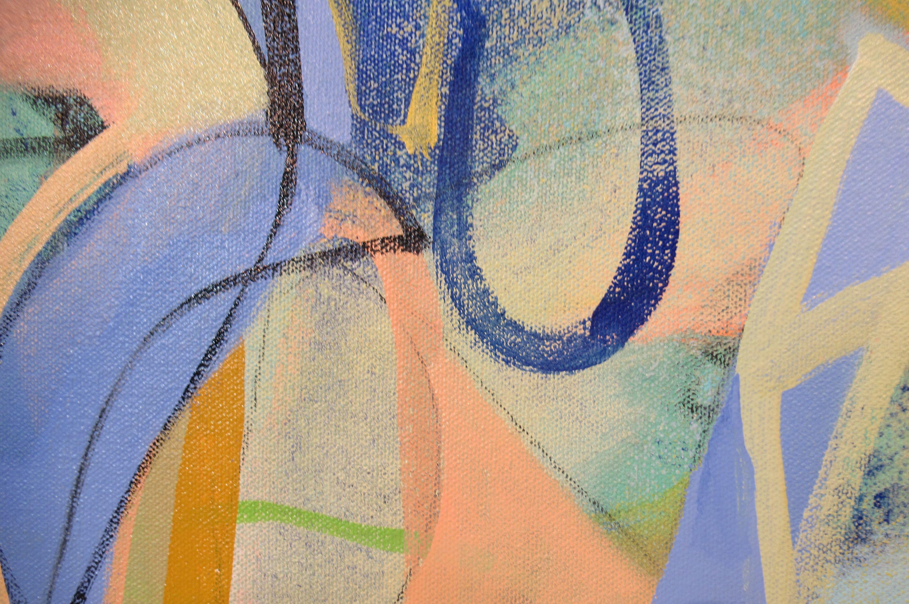 Cause for Celebration, Painting, Acrylic on Canvas For Sale 1