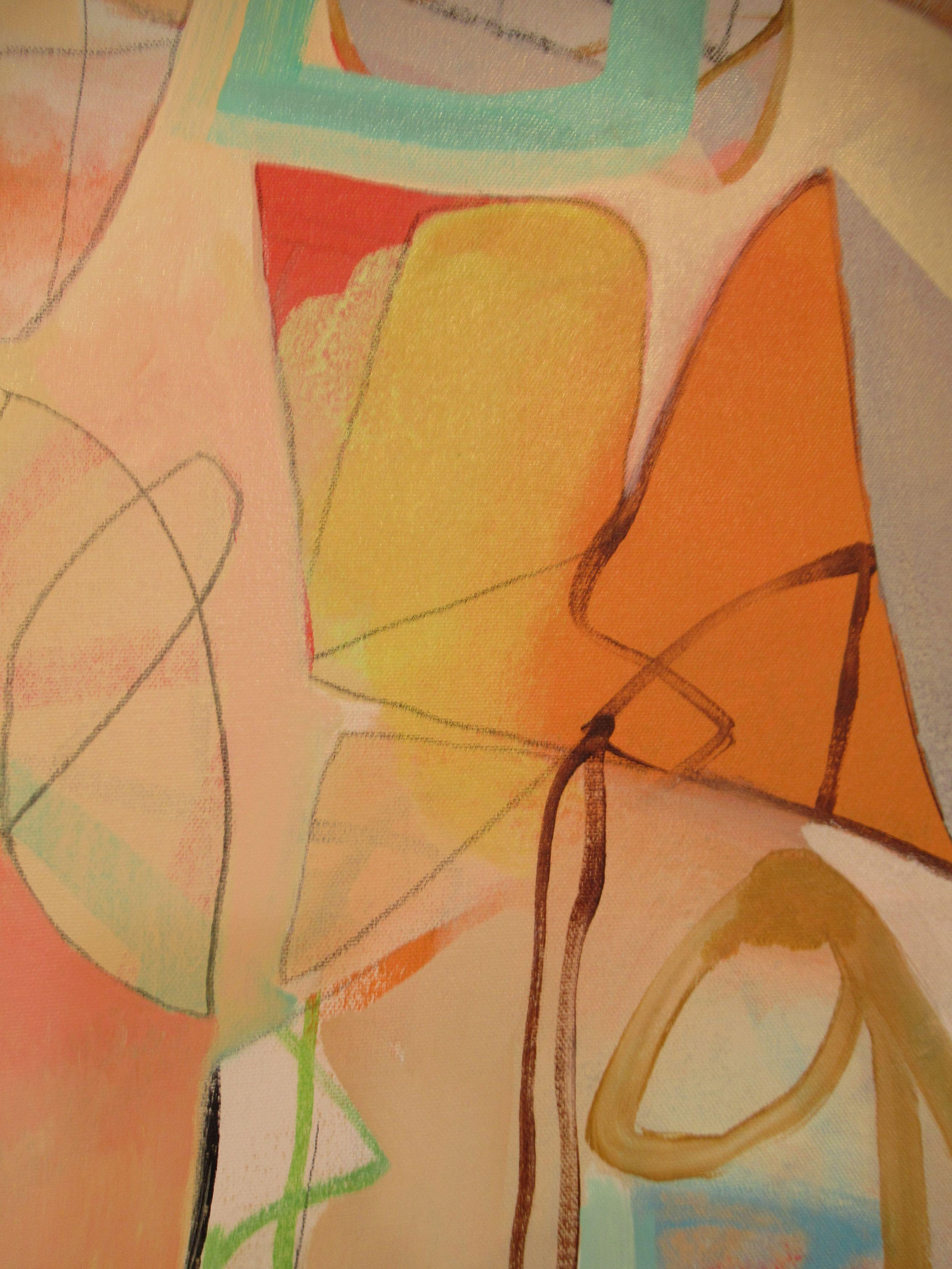 Chile Fizz, Pintura, Acrílico sobre lienzo - Painting de Hal Mayforth