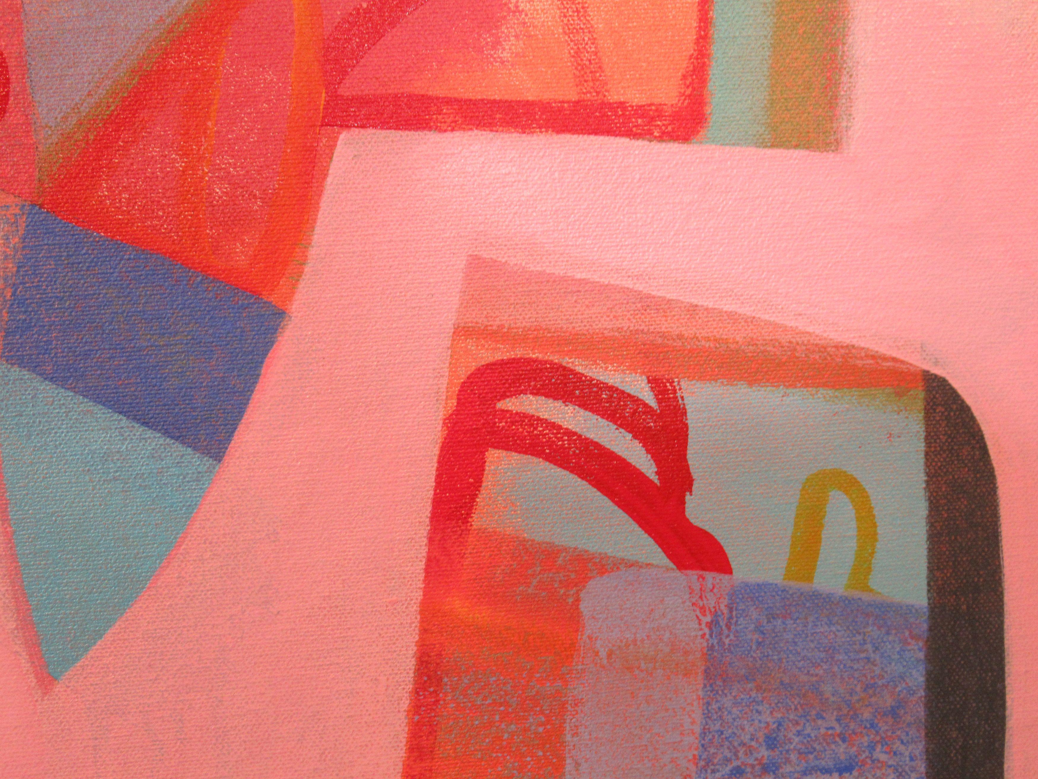 Come What May, Peinture, Acrylique sur Toile - Abstrait Painting par Hal Mayforth