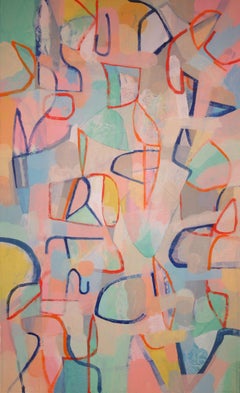 Decoding Our Last Conversation, Painting, Acrylic on Canvas