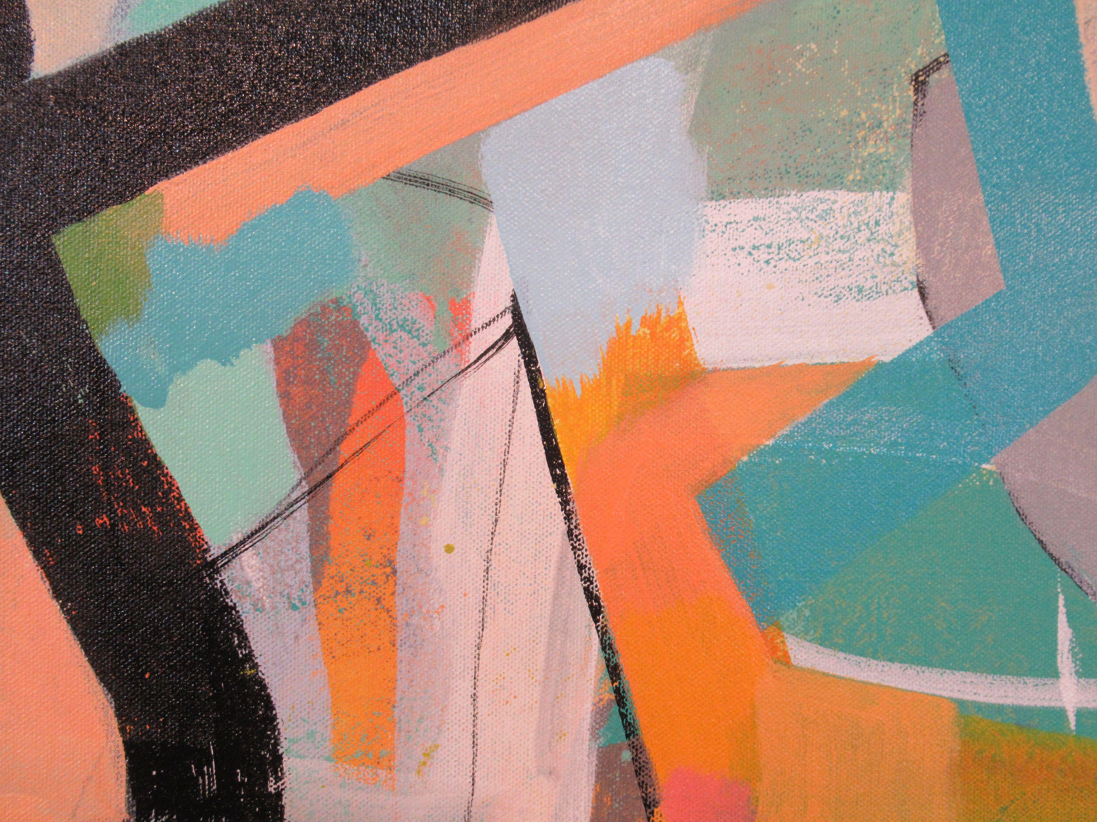 Deep Ellum, Pittura, Acrilico su tela - Painting di Hal Mayforth
