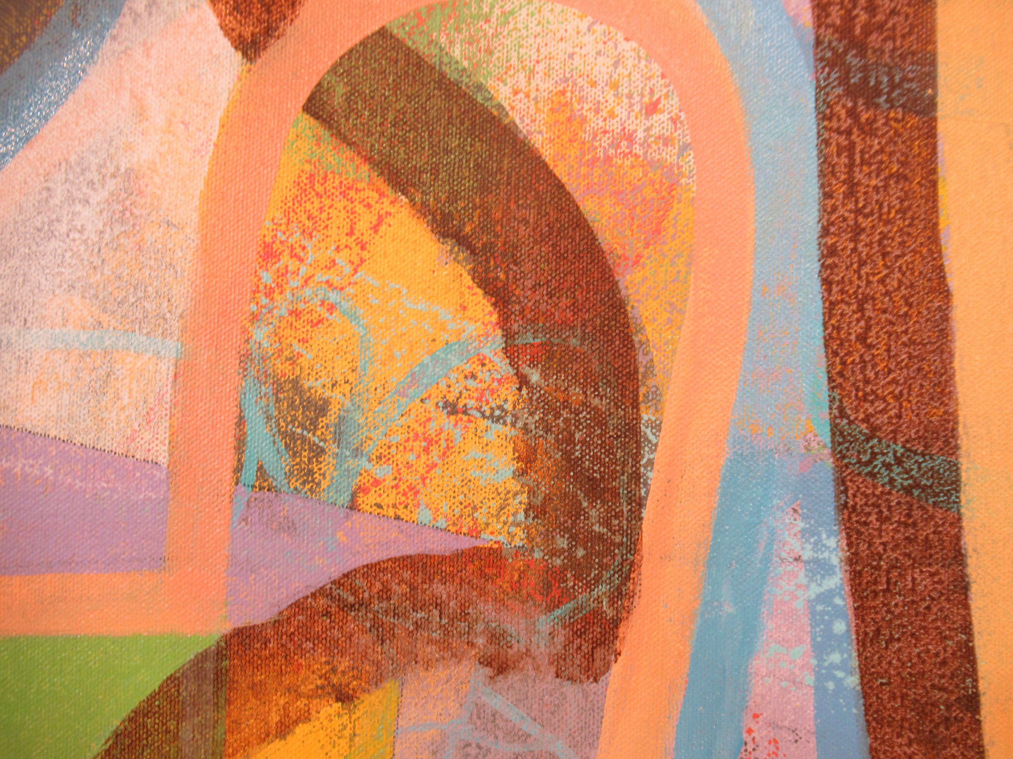 Istruzioni facili da seguire, Pittura, Acrilico su tela - Painting di Hal Mayforth