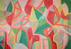 Echoes of a Lonesome Smile, Painting, Acrylic on Canvas