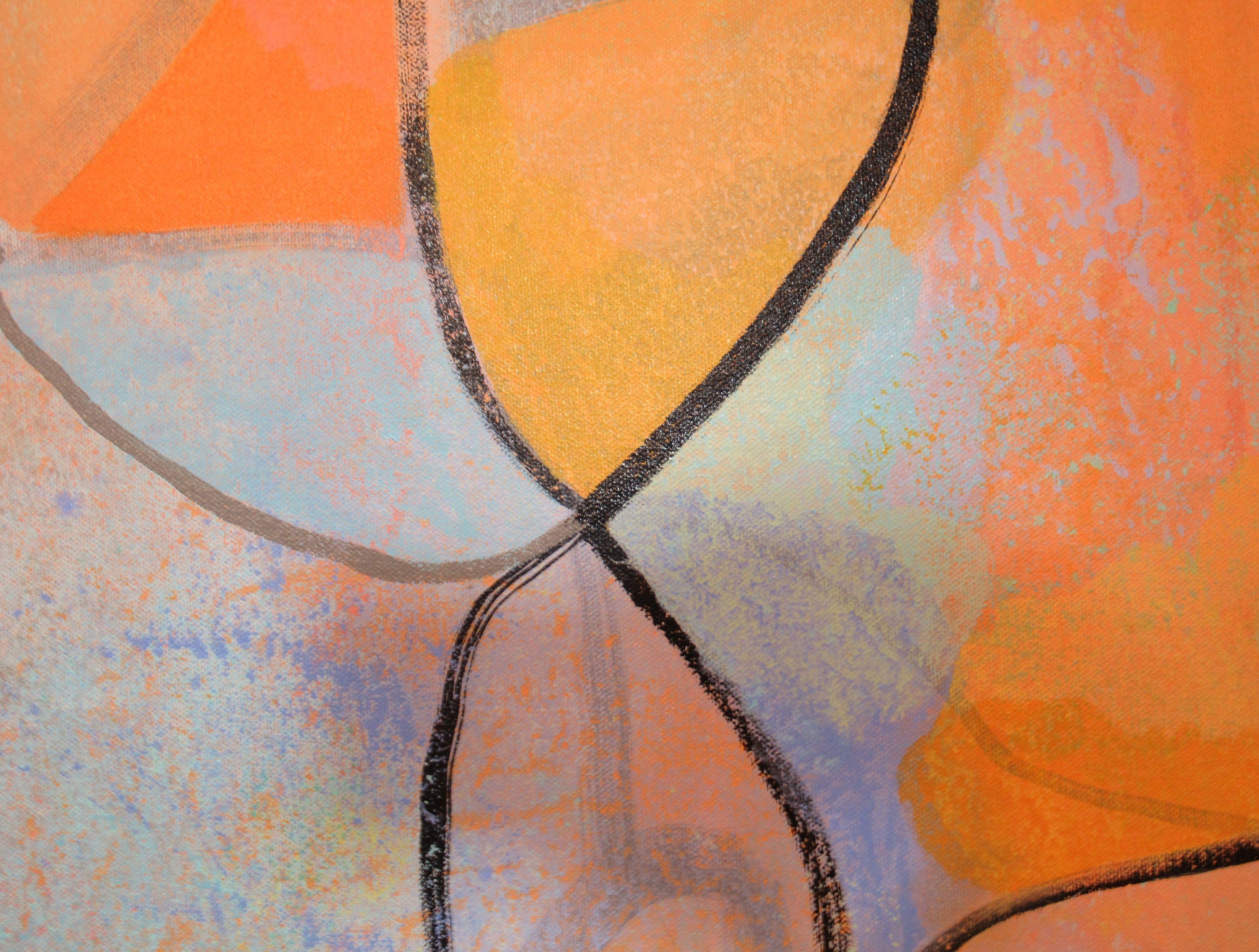 Sussurri incerti, Pittura, Acrilico su tela - Painting di Hal Mayforth
