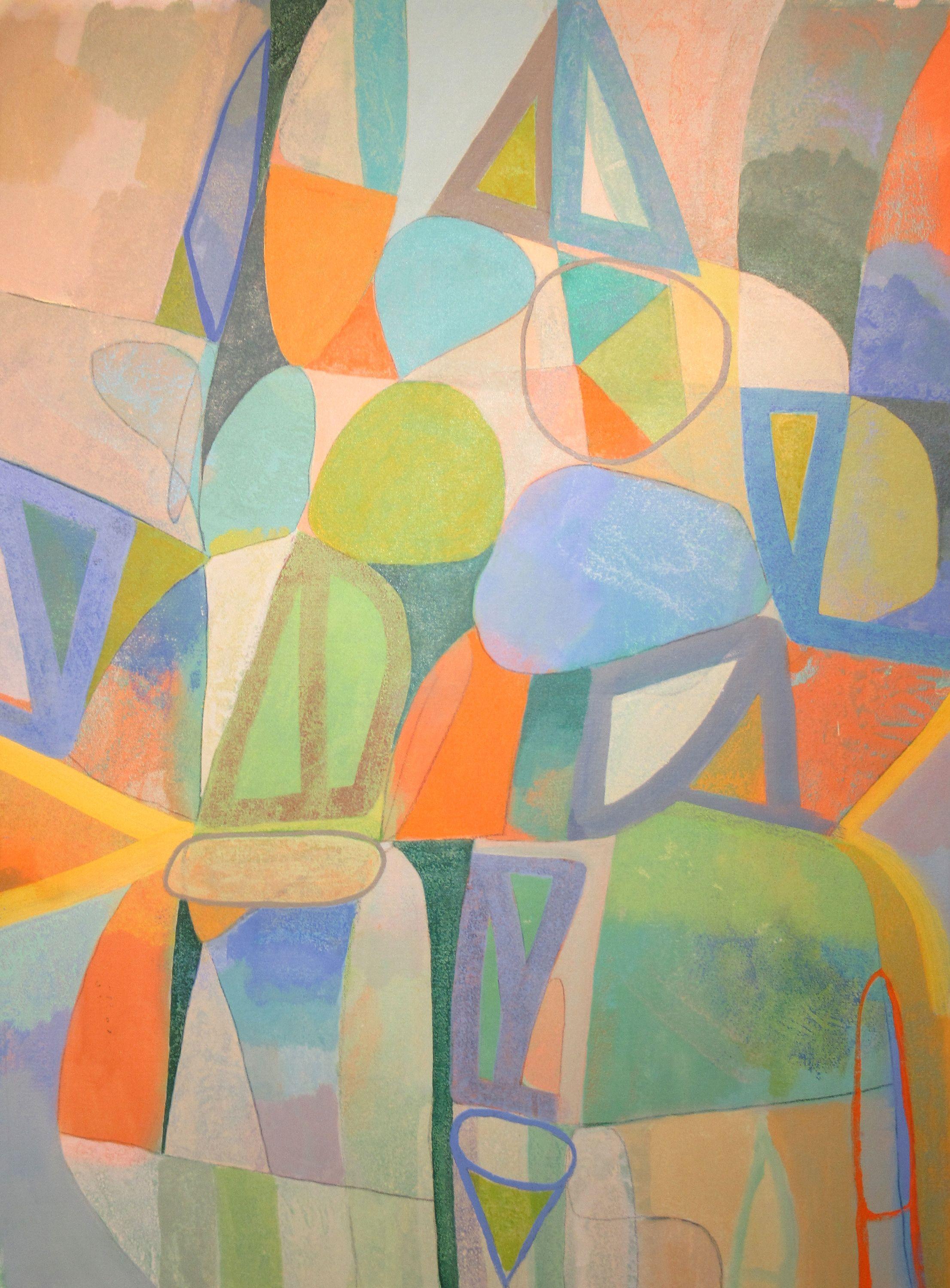 Hal Mayforth Abstract Painting - From An Angel To a Ghost, Painting, Acrylic on Canvas