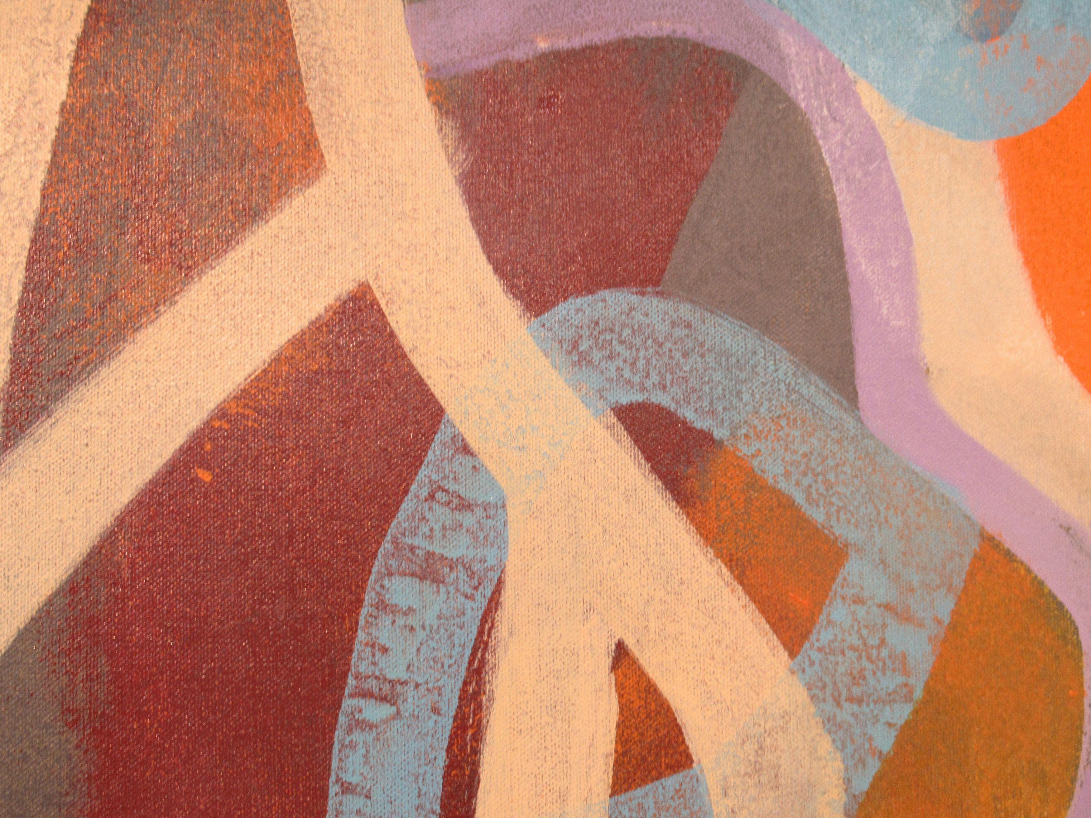 Ghost of a Chance, Pittura, Acrilico su tela - Painting Astratto di Hal Mayforth