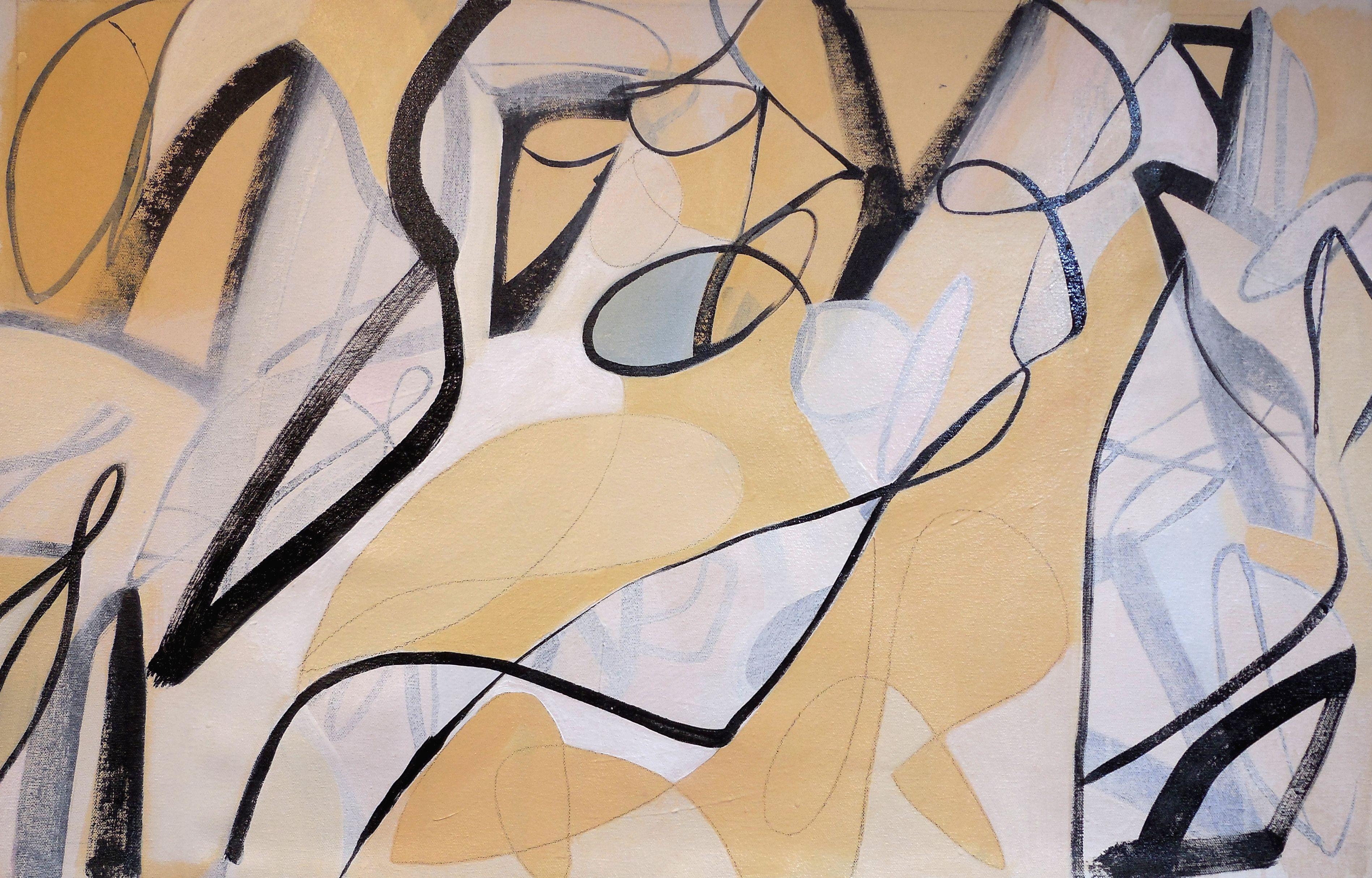 Abstract Painting di Hal Mayforth - Gizmo, Pittura, Acrilico su tela