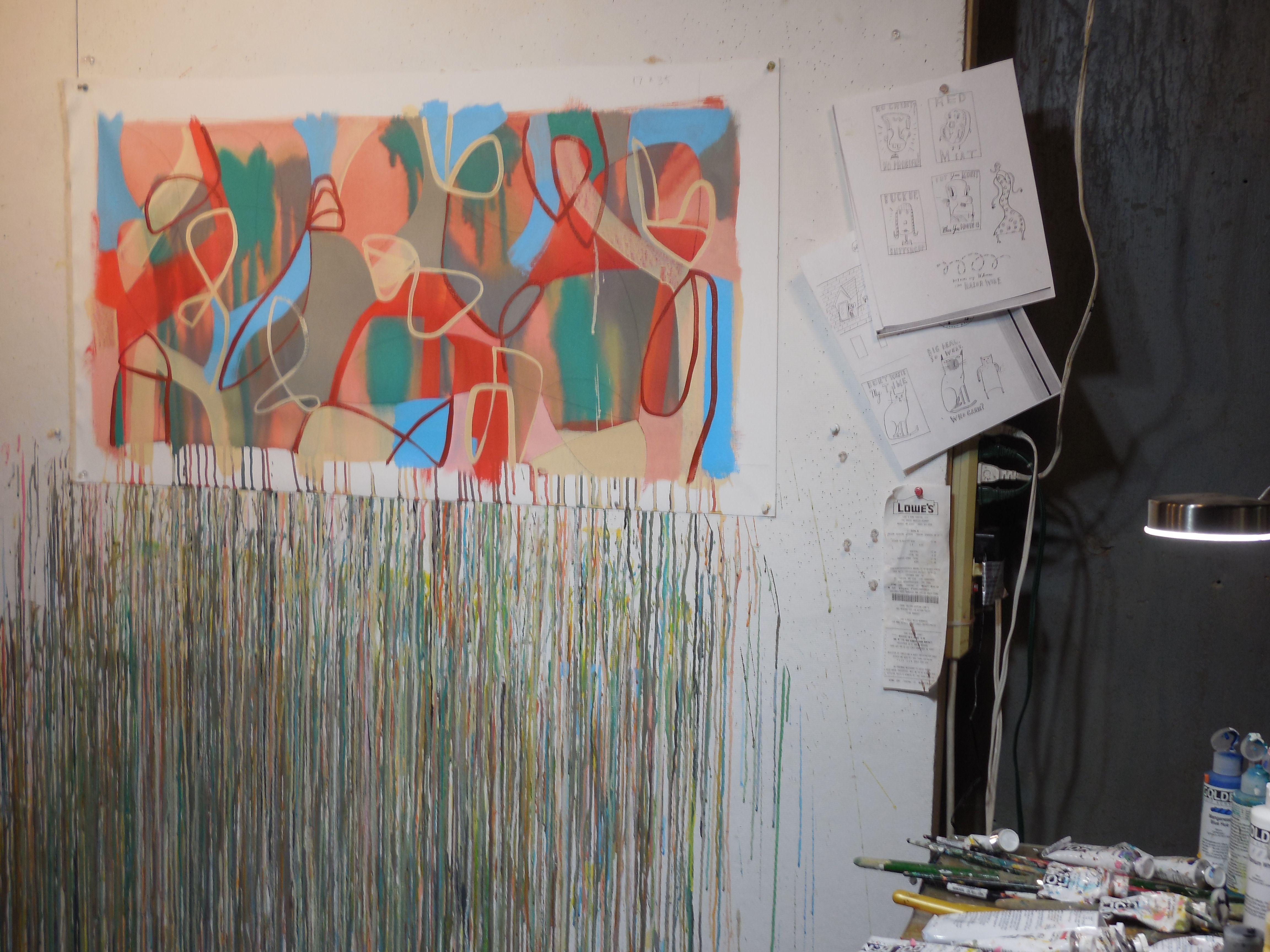 Greensleeves, Pittura, Acrilico su tela - Painting di Hal Mayforth