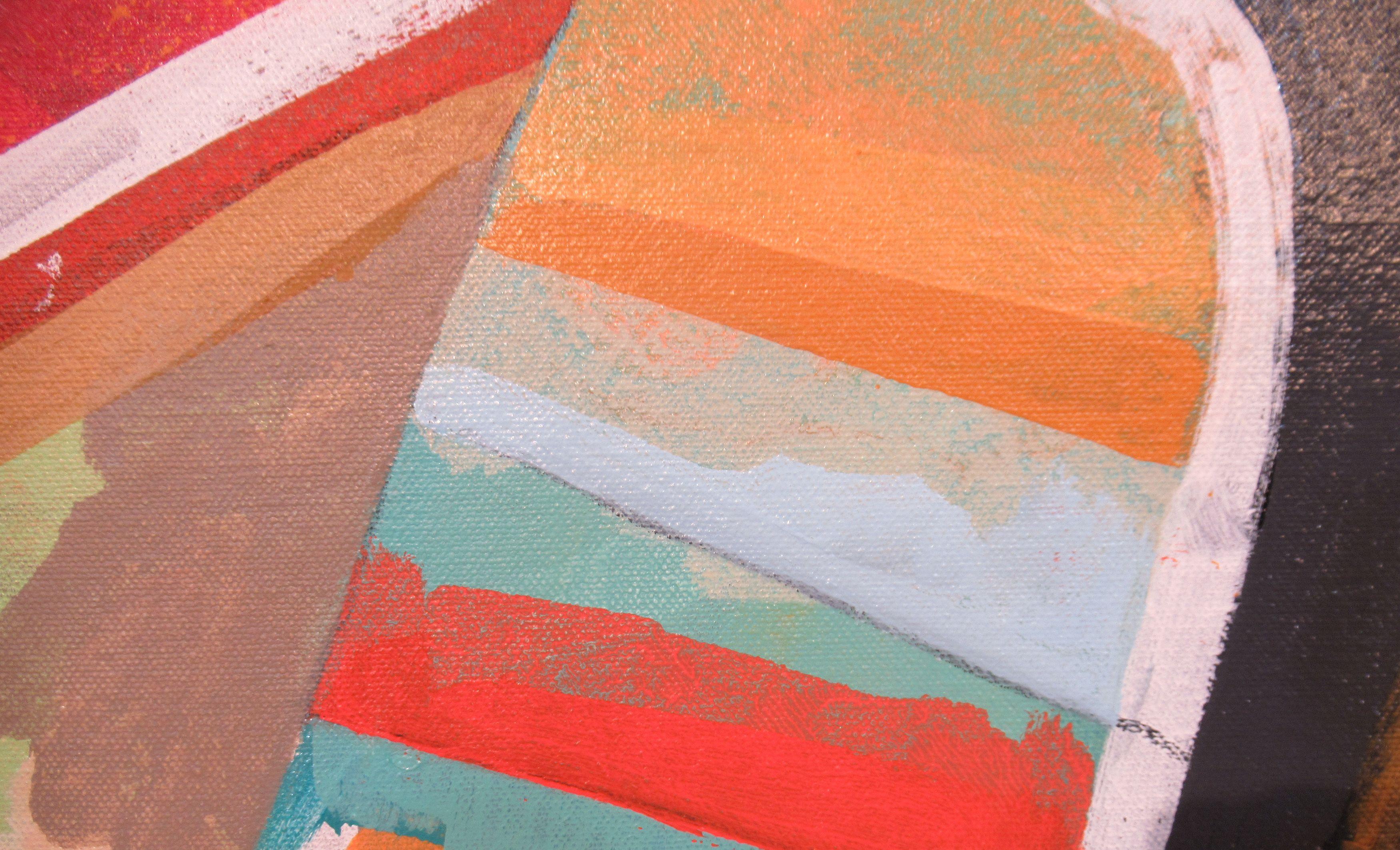 Hey Joe!, Pittura, Acrilico su tela - Painting di Hal Mayforth