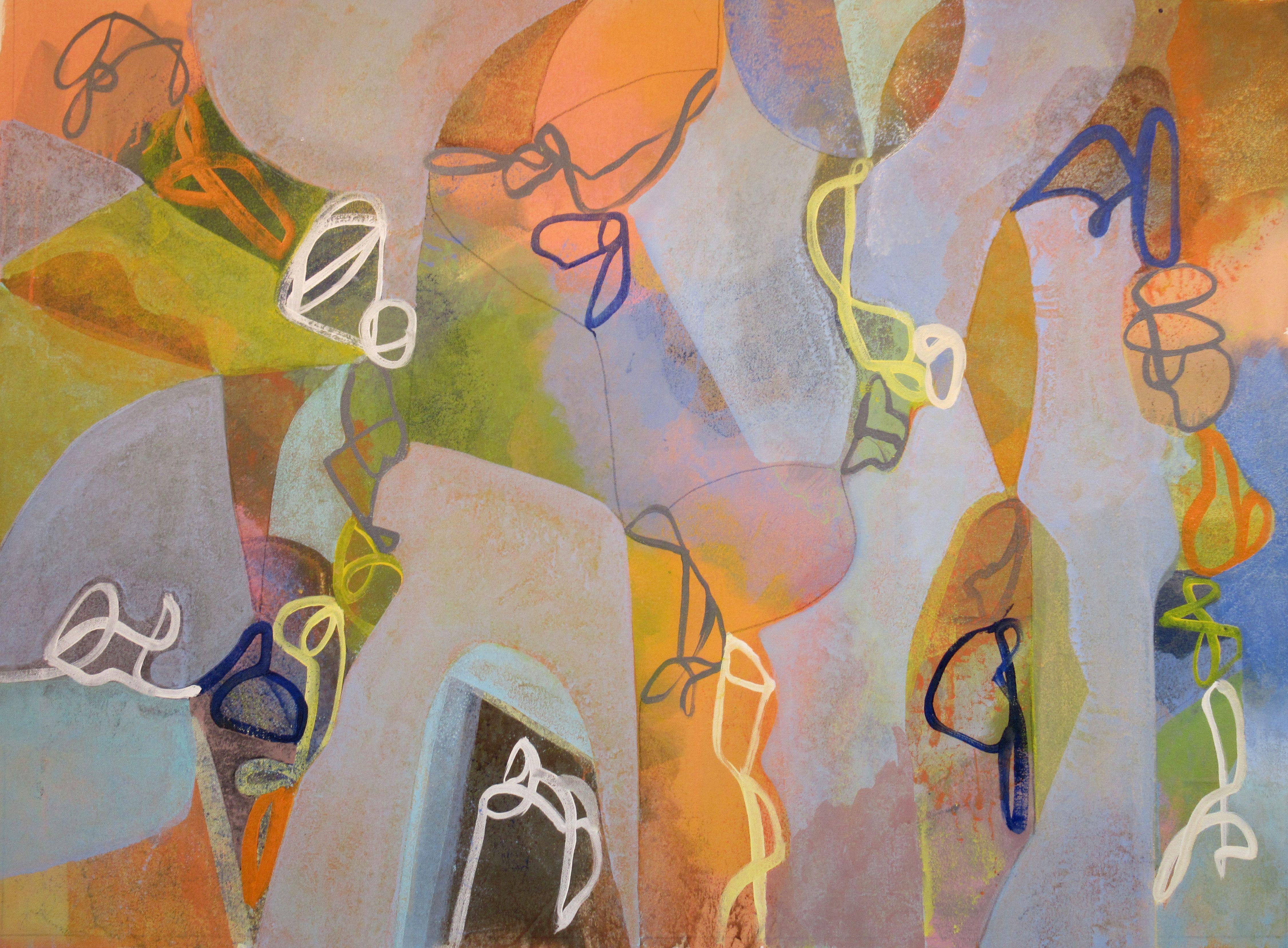 High Wire Act, Painting, Acrylic on Canvas