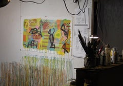 El callejón de Hogan, Pintura, Acrílico sobre lienzo