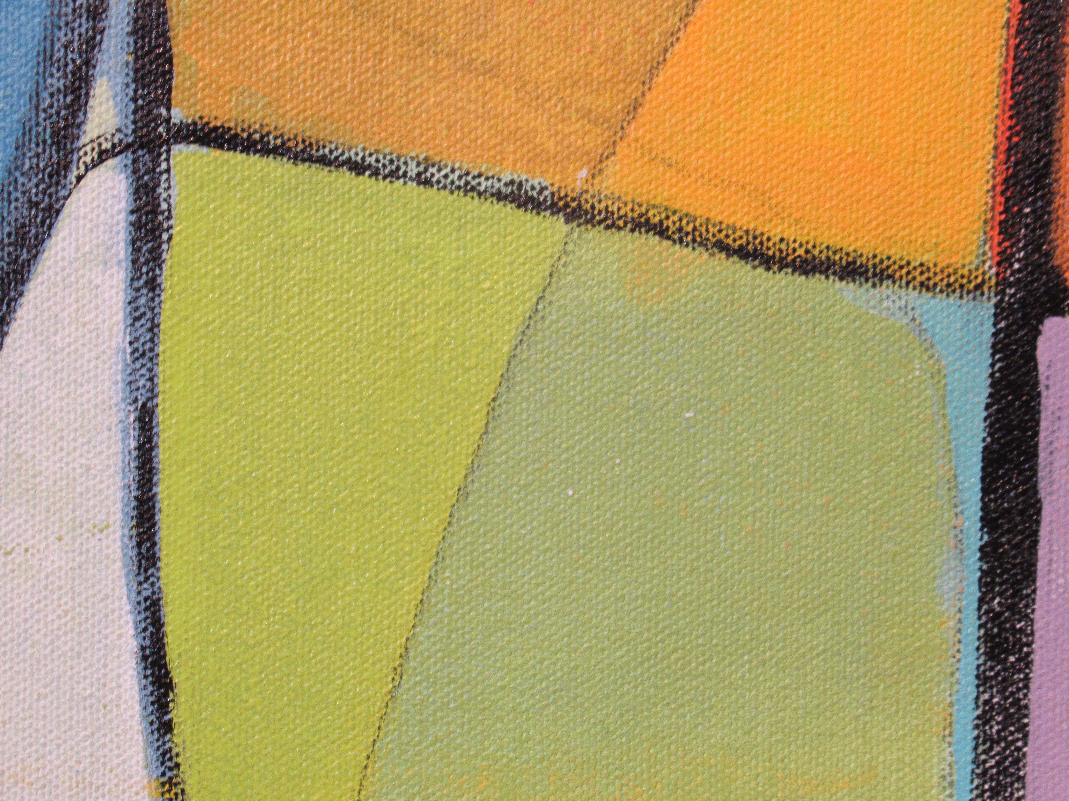 Panini al miele, Pittura, Acrilico su tela - Painting Astratto di Hal Mayforth