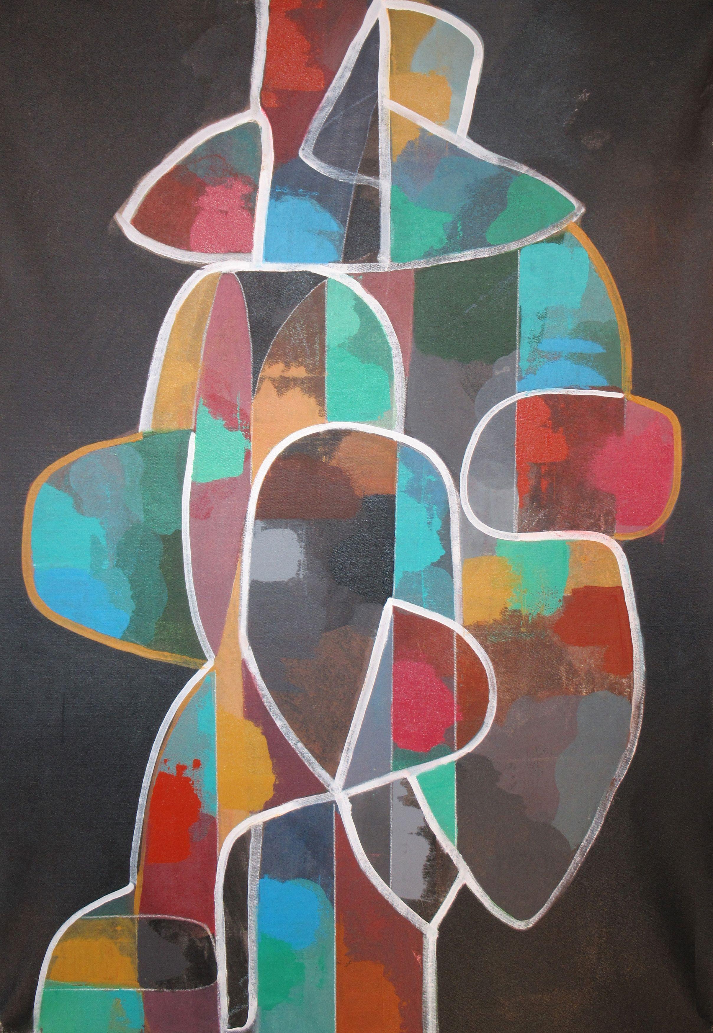 I Detect a Note of Optimism, Painting, Acrylic on Canvas