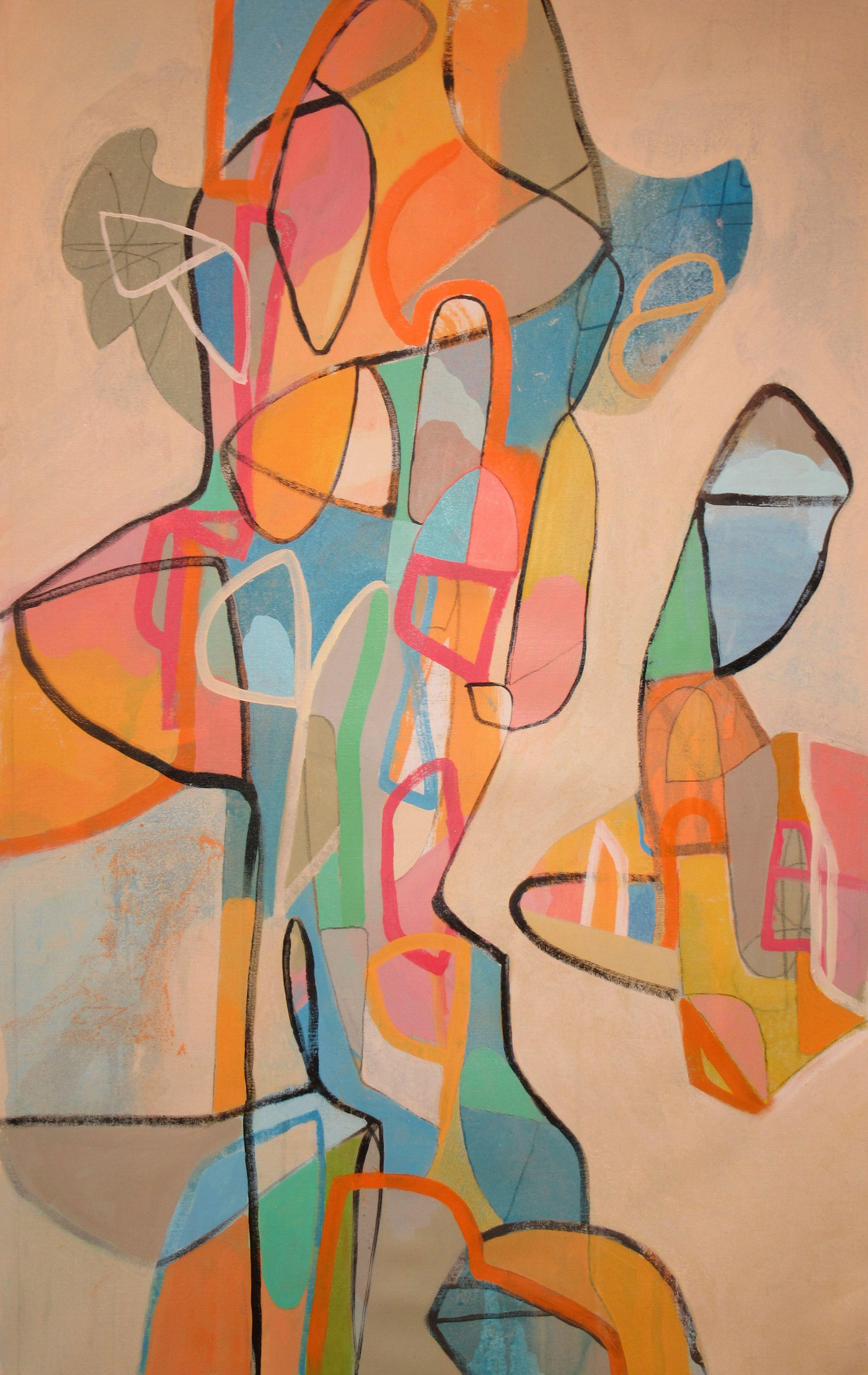 Se gli dei esistono, io non li conosco, Pittura, Acrilico su tela