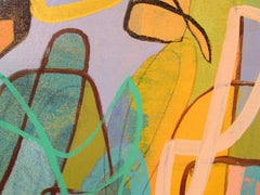 Il marche parmi nous, peinture, acrylique sur toile