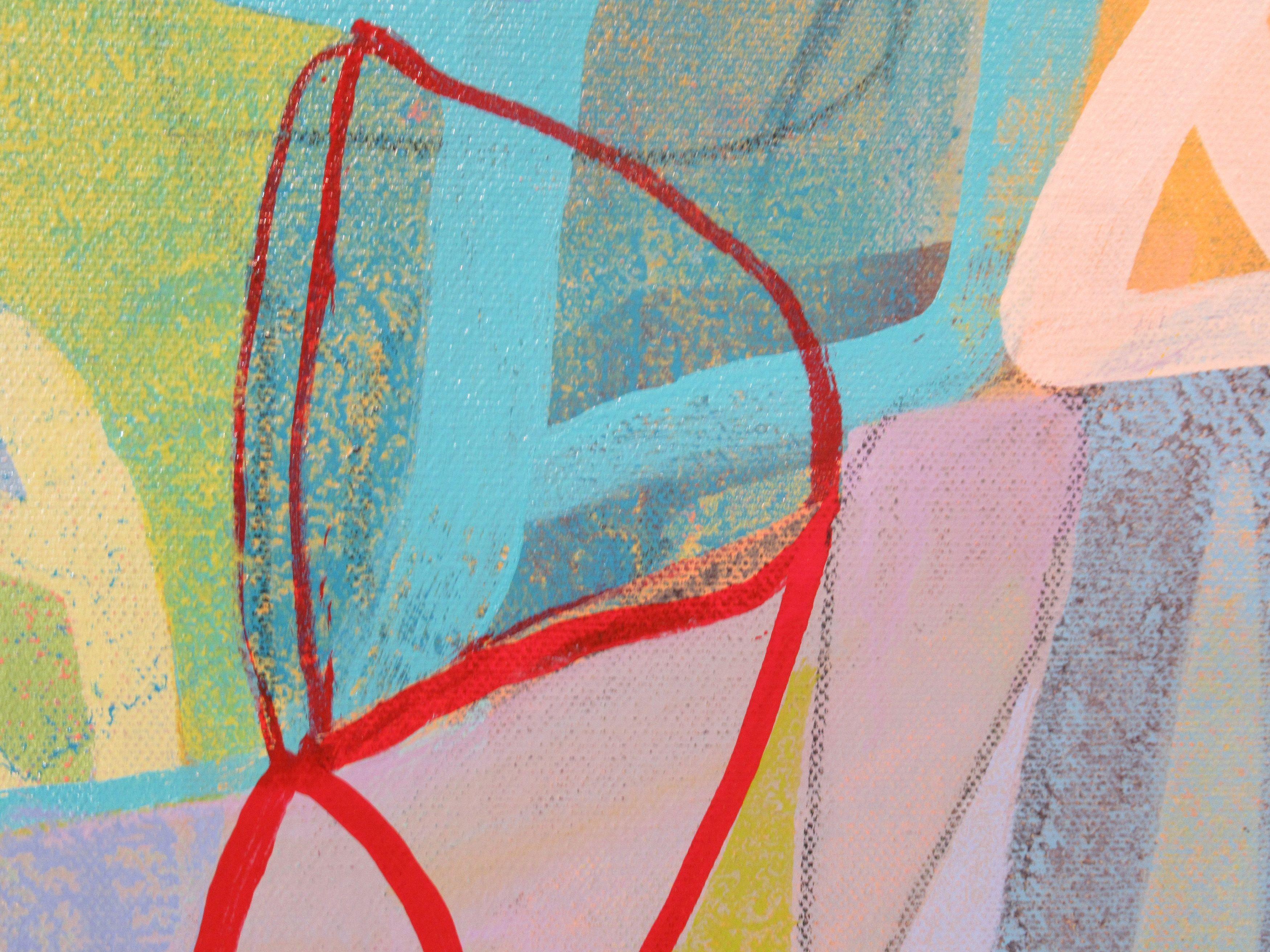 It Walks Among Us, Pittura, Acrilico su tela - Abstract Painting Marrone di Hal Mayforth