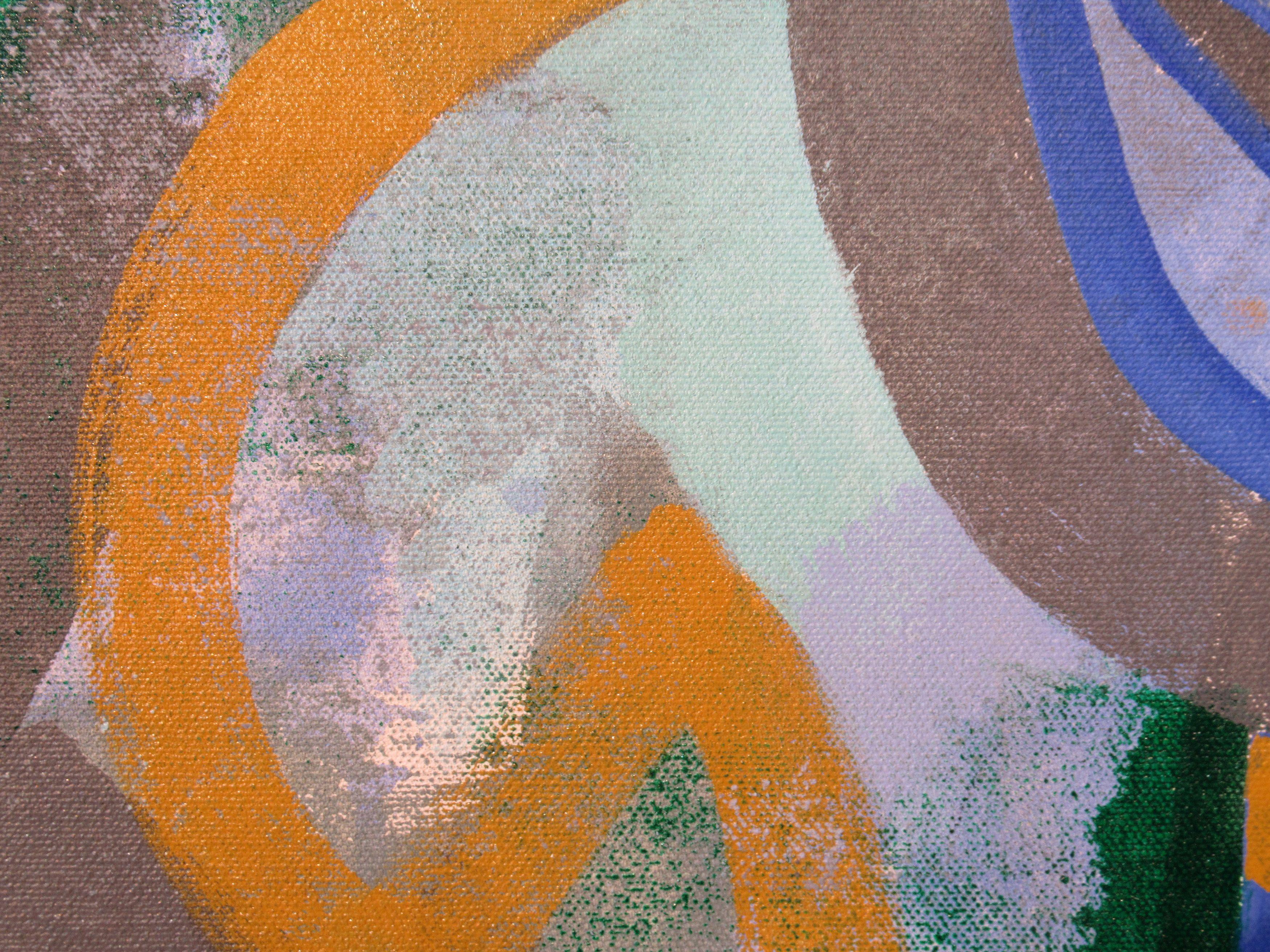 Era una notte buia e tempestosa, Pittura, Acrilico su tela - Painting di Hal Mayforth