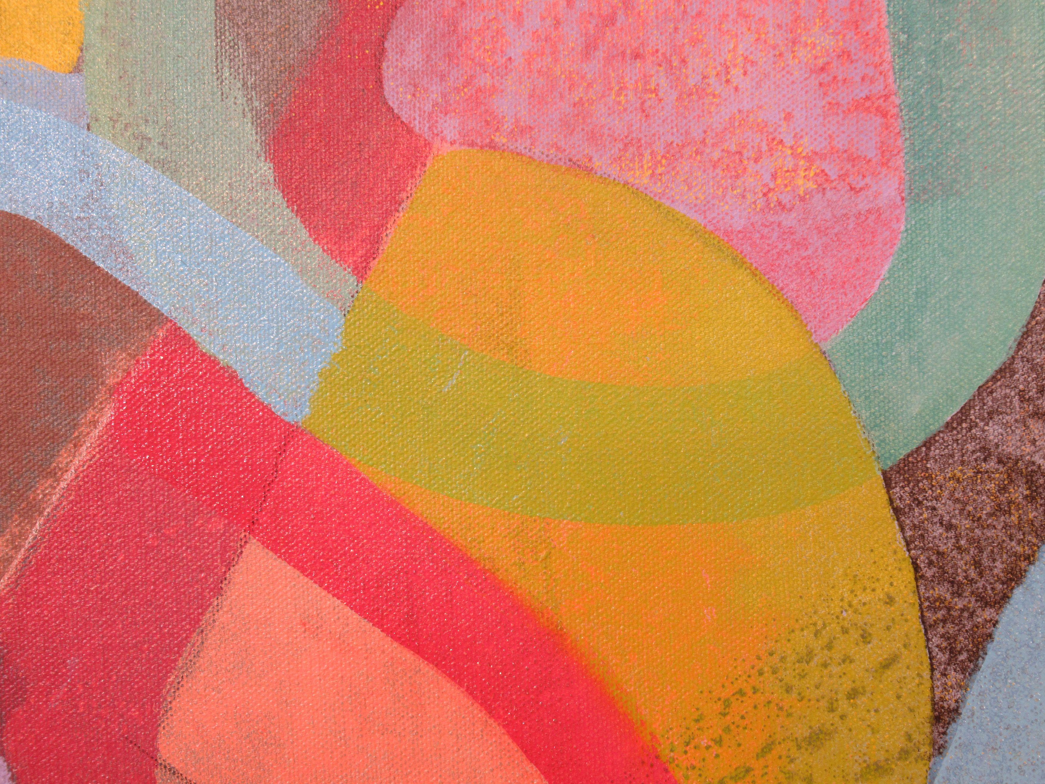 Non diciamo che l'abbiamo fatto, Pittura, Acrilico su tela - Painting di Hal Mayforth