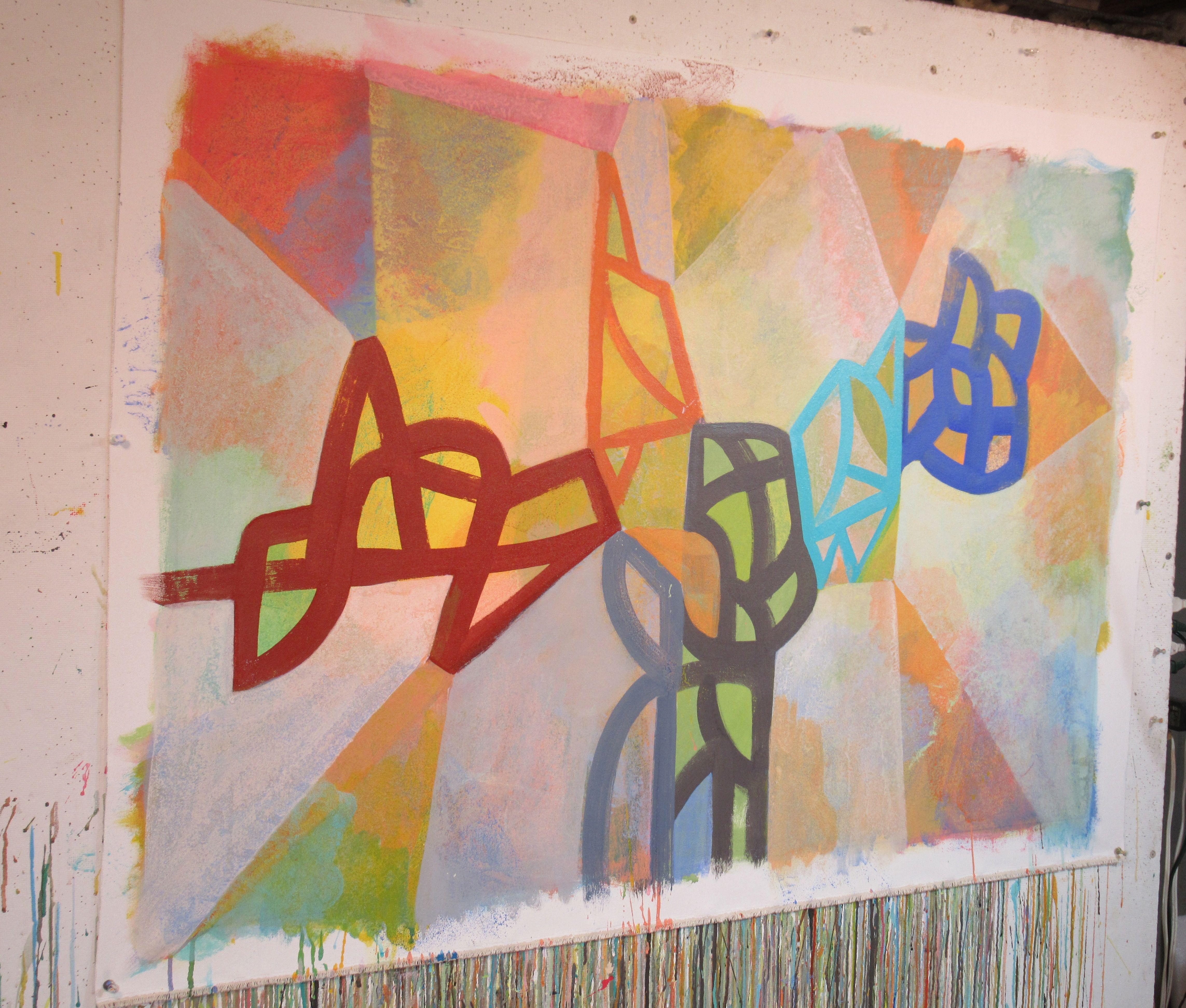 Faro, Pittura, Acrilico su tela - Painting di Hal Mayforth