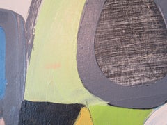 Lime Top, Malerei, Acryl auf Holzplatte
