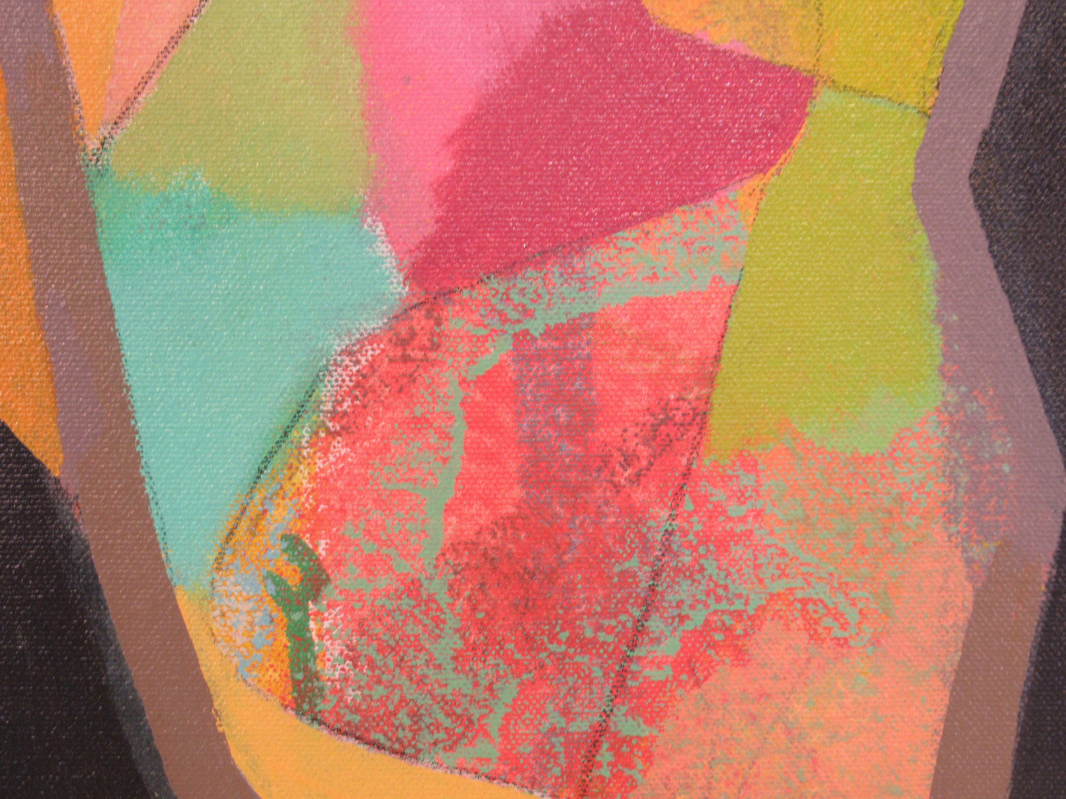 Live It&Up, Pittura, Acrilico su tela - Painting Astratto di Hal Mayforth